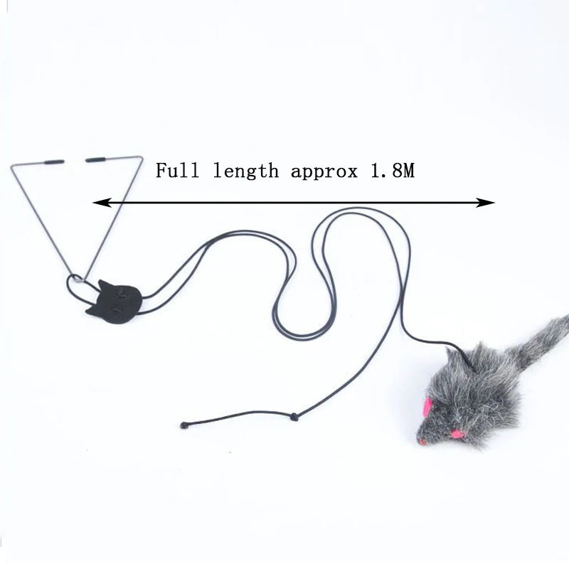 Hanging Door Mouse Cat Teaser