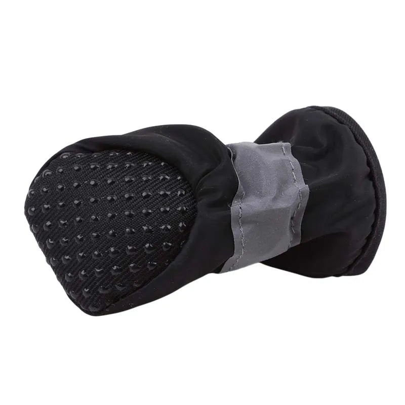 4-Pack Anti-Slip Dog Snow Boots