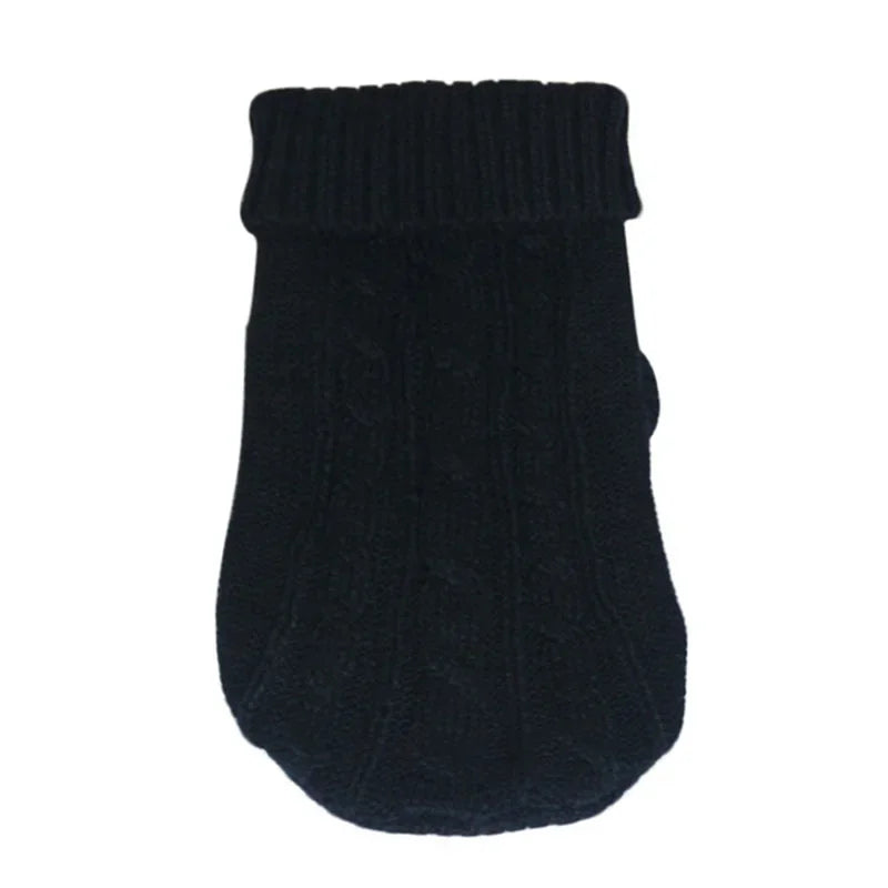 Cable Knit Dog Sweater