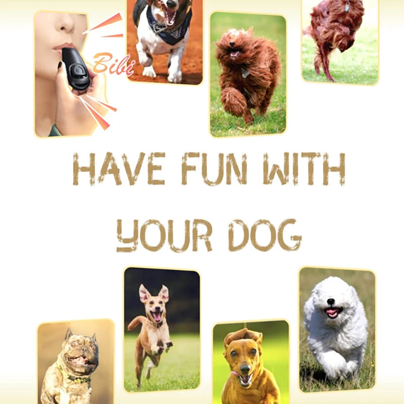Dog Training Whistle and Clicker