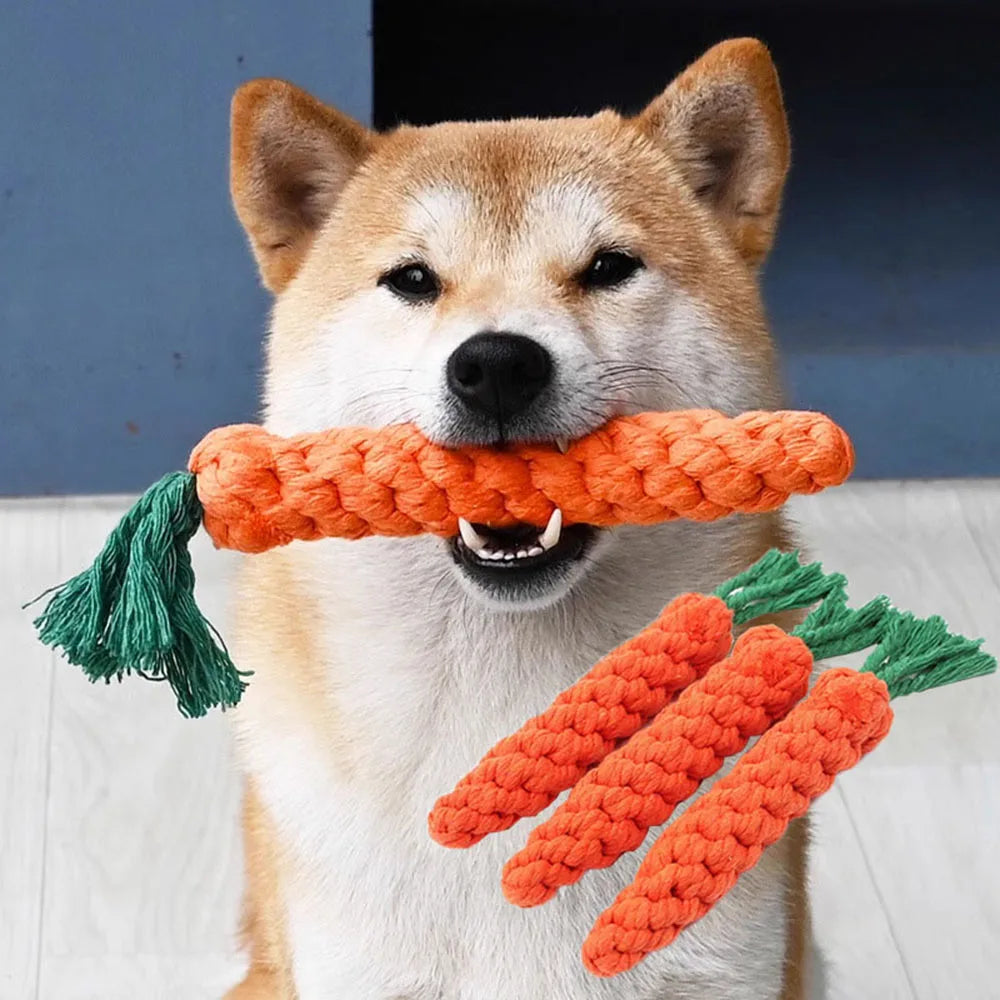 Hand-Woven Cotton Dental Chew