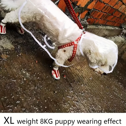 Transparent Dog Raincoat