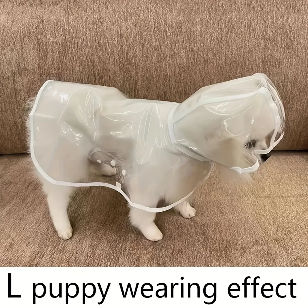 Transparent Dog Raincoat
