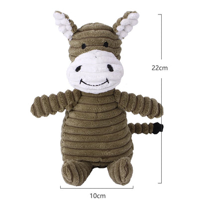 Reinforced Corduroy Plush Companion