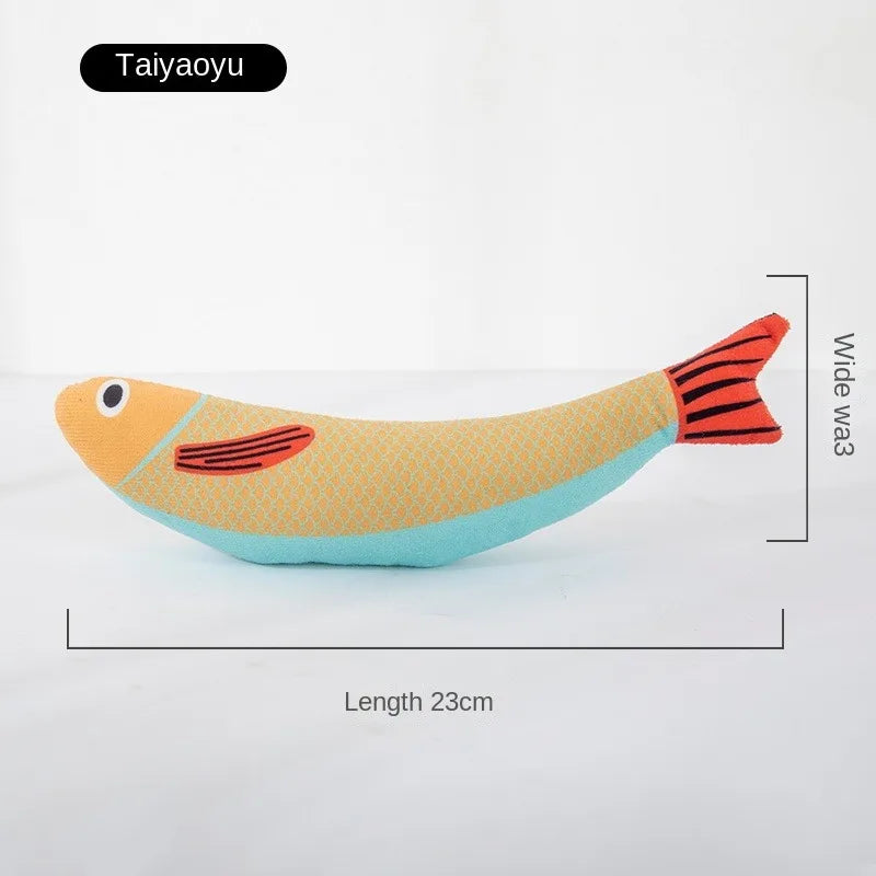Fish-Shape Catnip Cat Toy
