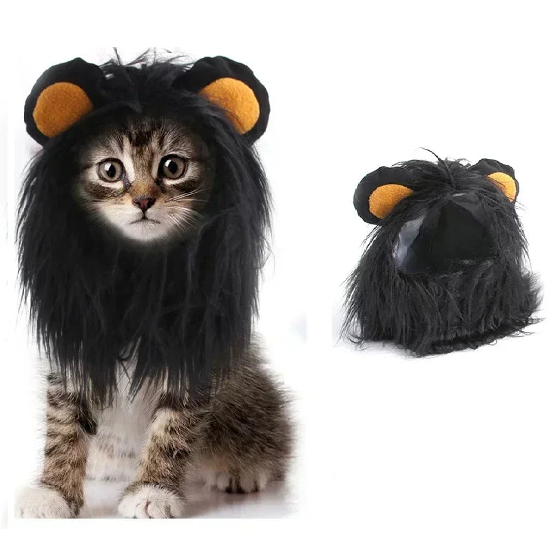 Lion Mane Cat Costume Hat