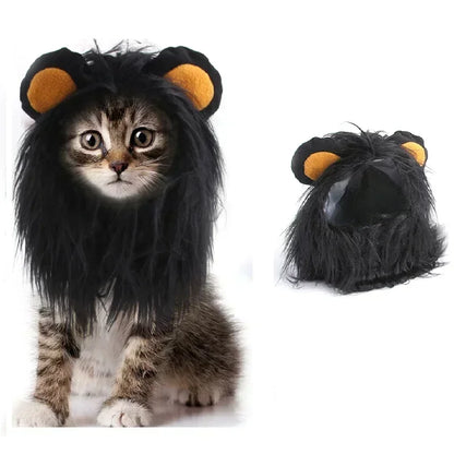 Lion Mane Cat Costume Hat