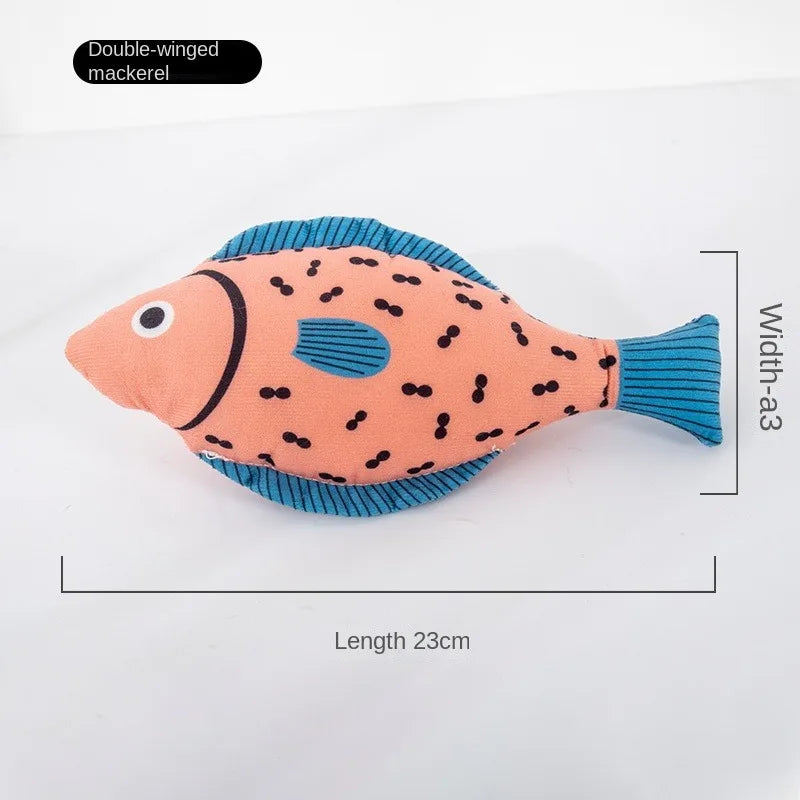 Fish-Shape Catnip Cat Toy