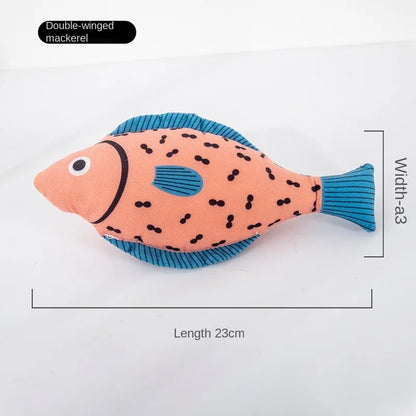 Fish-Shape Catnip Cat Toy