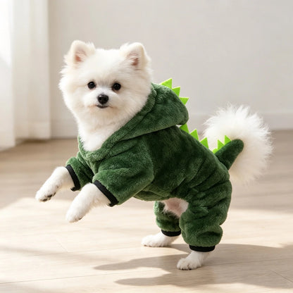 Dinosaur Dog Hoodie Costume