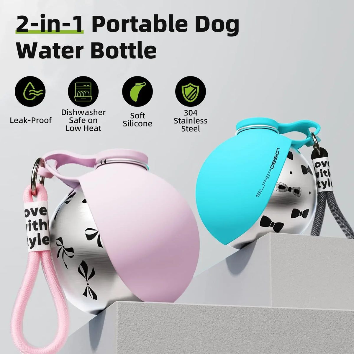Foldable Travel Pet Water Bowl