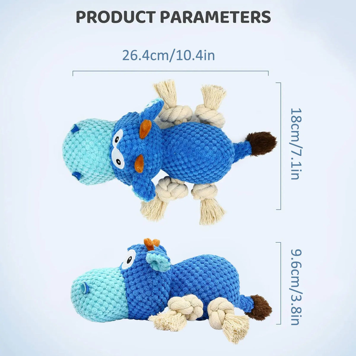 Plush Squeaky Dog Toy