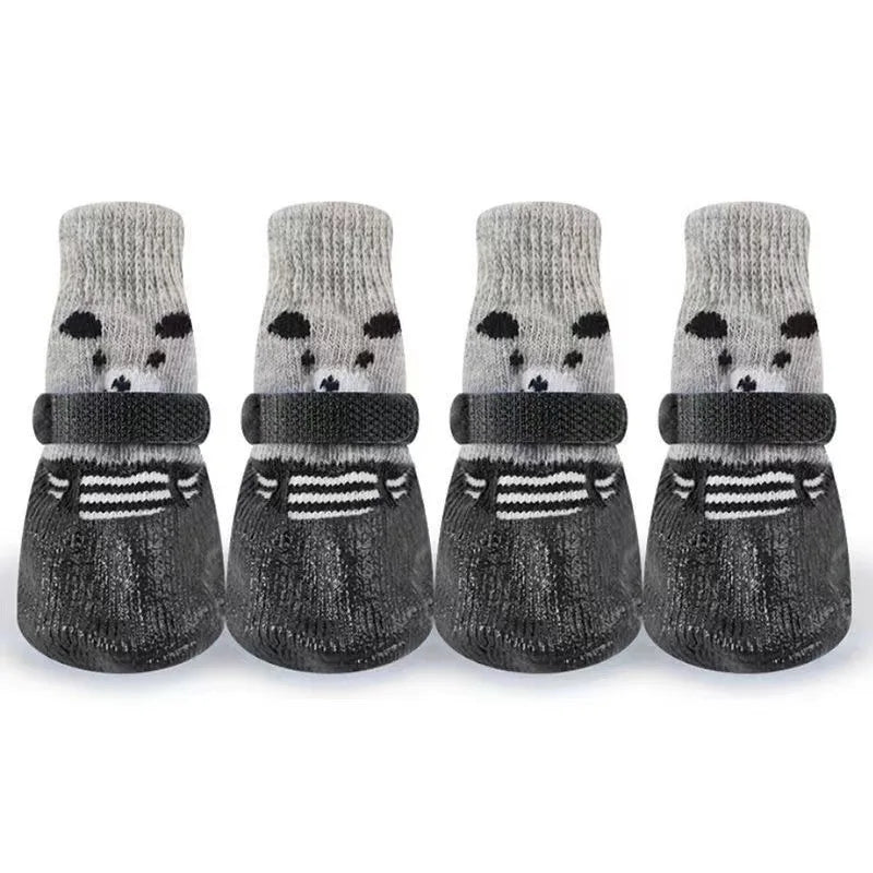 Waterproof Knit Pet Socks (4-Pack)