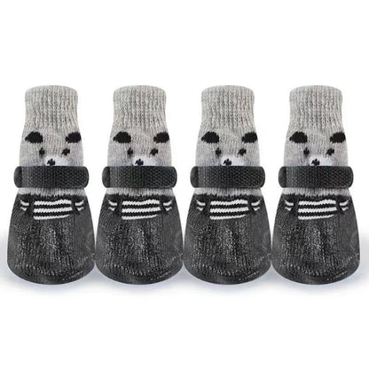 Waterproof Knit Pet Socks (4-Pack)