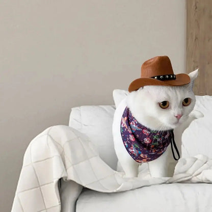 Adjustable Cowboy Pet Hat
