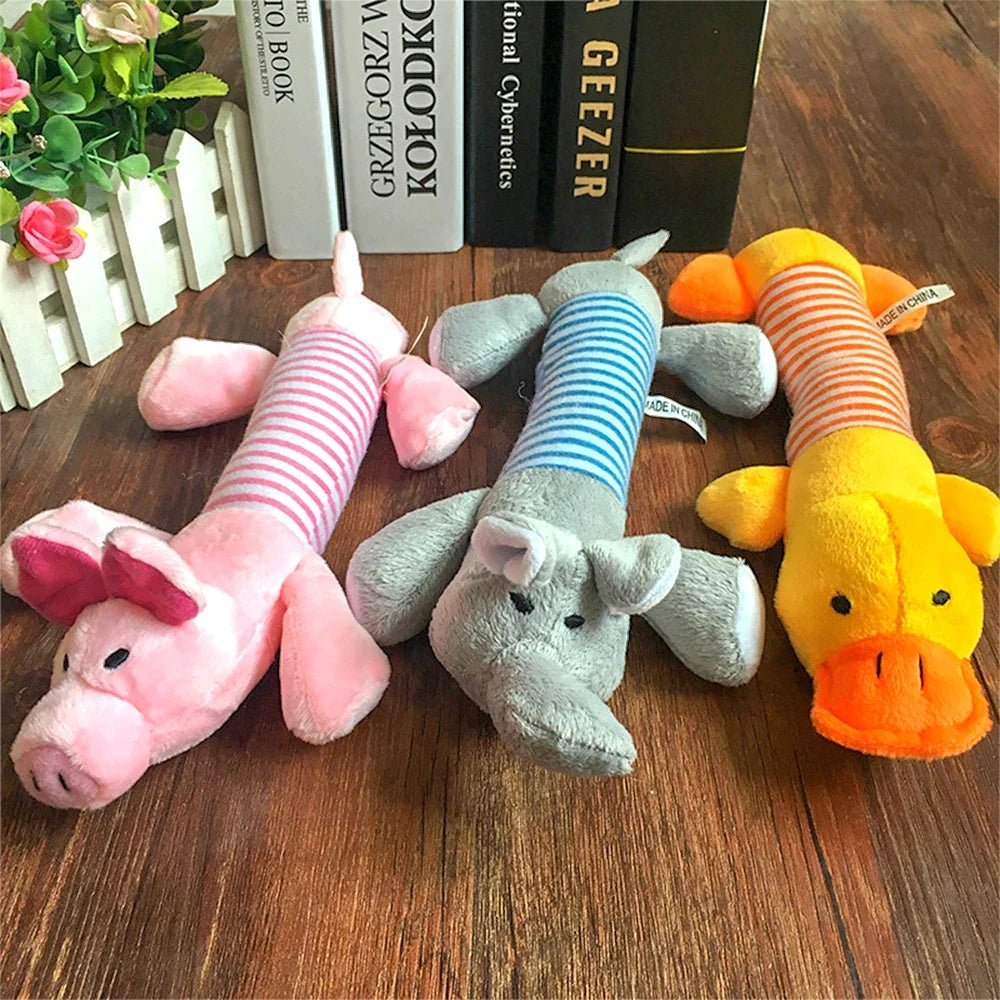 Plush Squeaky Animal Dog Toys