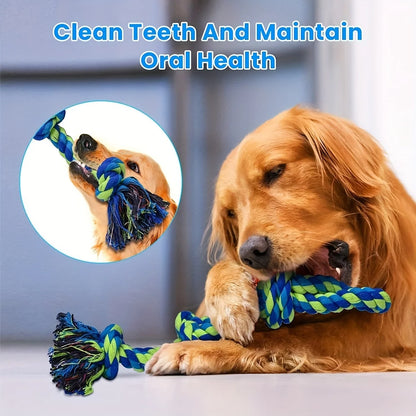Durable Knot Dog Chew and Tug Toy