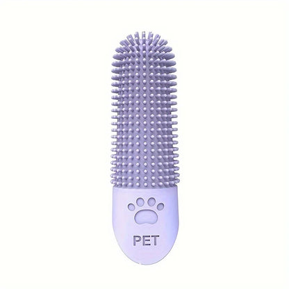 360 Silicone Pet Finger Toothbrush