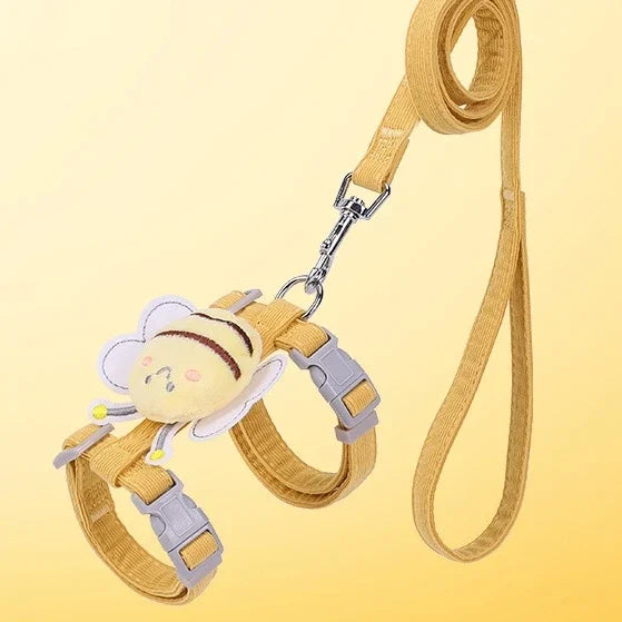 Bee Cat Harness and Leash Set