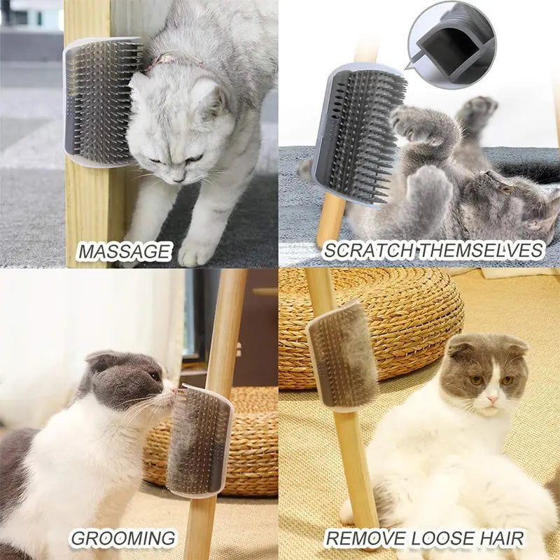 Corner Cat Self-Groomer Brush