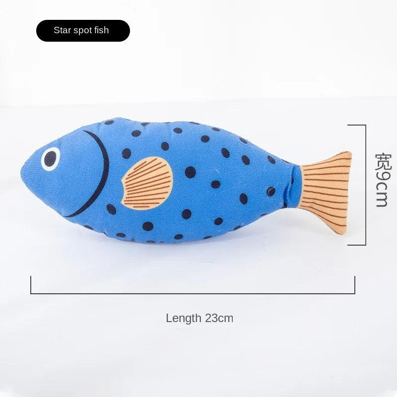 Fish-Shape Catnip Cat Toy