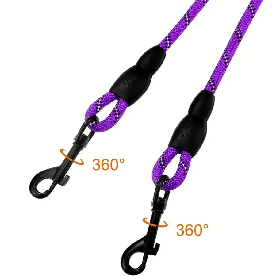 No-Tangle Dual Dog Leash
