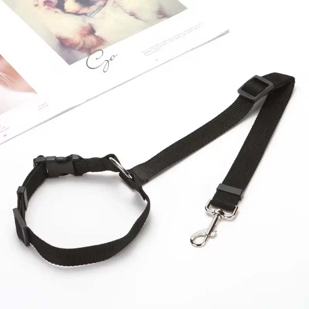 2-in-1 Dog Car Safety Belt and Leash