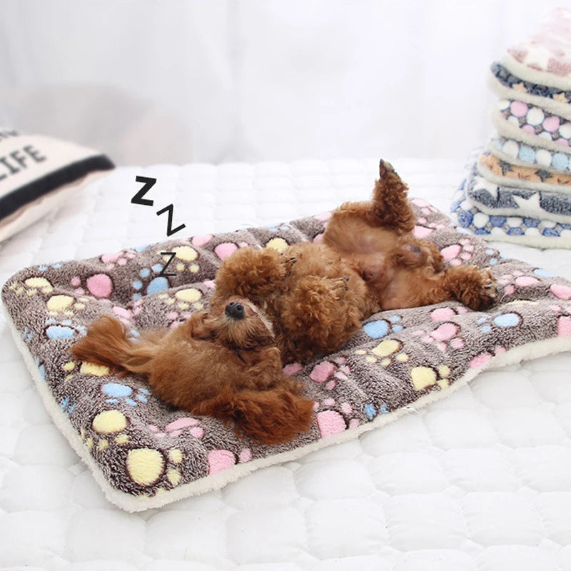 Double-Sided Plush Pet Mat