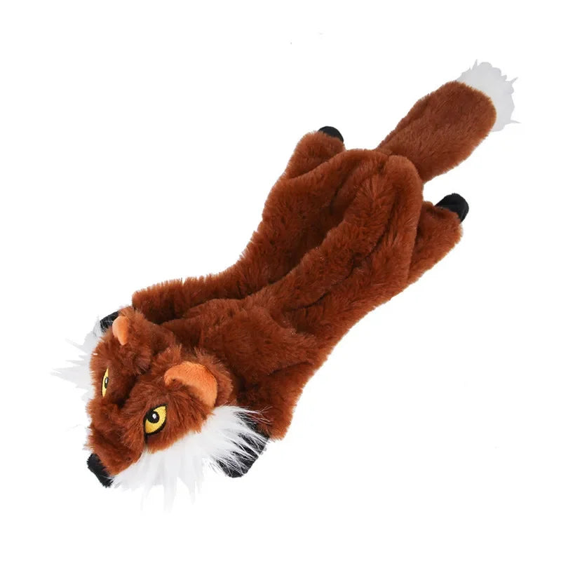 Plush Animal Squeaky Dog Chew Toy
