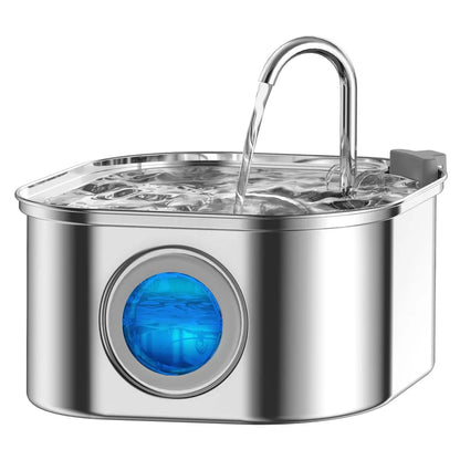 3.2L Stainless Steel Pet Fountain