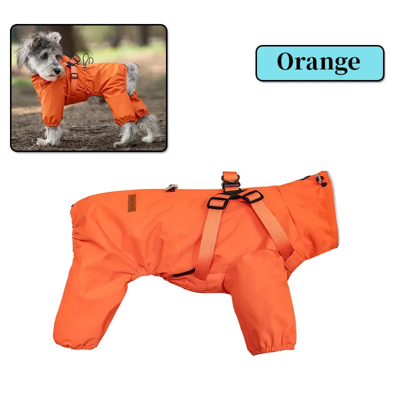 Full Body Dog Waterproof Raincoat
