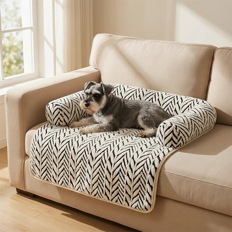 Bolstered Pet Sofa Bed Mat