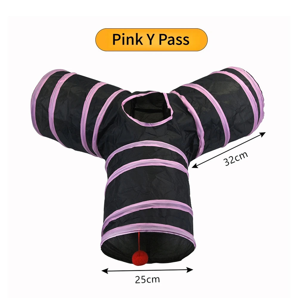Foldable Cat Play Tunnel