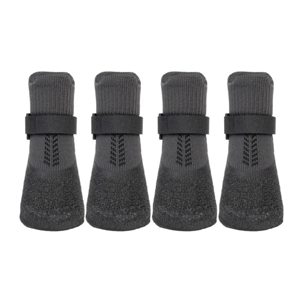 4-Pack Waterproof Dog Shoe Socks