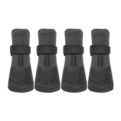 4-Pack Waterproof Dog Shoe Socks