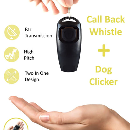 Dog Training Whistle and Clicker