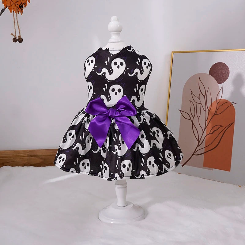 Pumpkin Dog Halloween Skirt