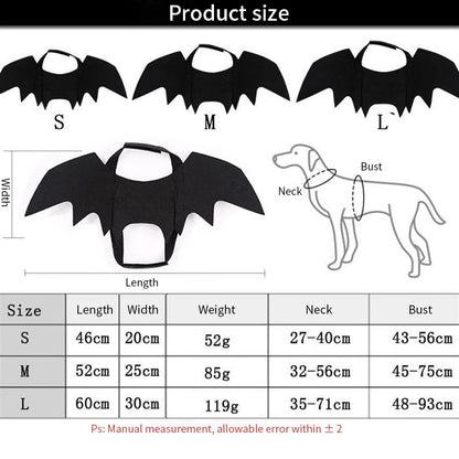 Bat Wings Pet Halloween Costume