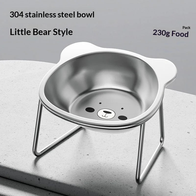 Elevated Stainless Steel Pet Bowl