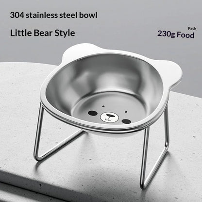 Elevated Stainless Steel Pet Bowl