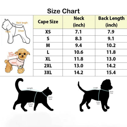 Halloween Vampire Cape for Dogs