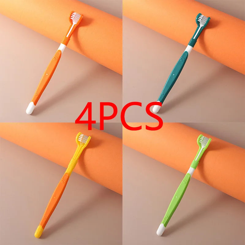 3-Sided Pet Toothbrush