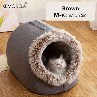 Self-Warming Cat Cave Bed