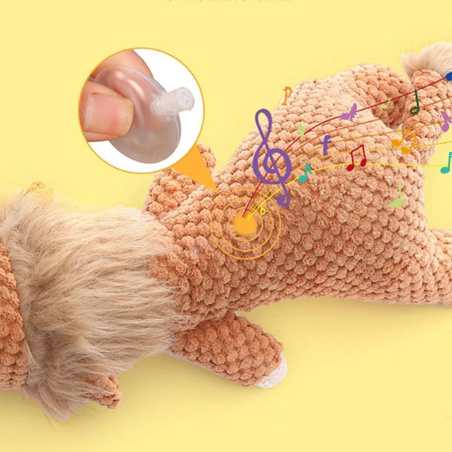Bite-Resistant Squeaky Plush