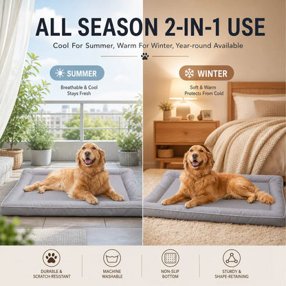 Chew-Resistant Waterproof Dog Crate Mat