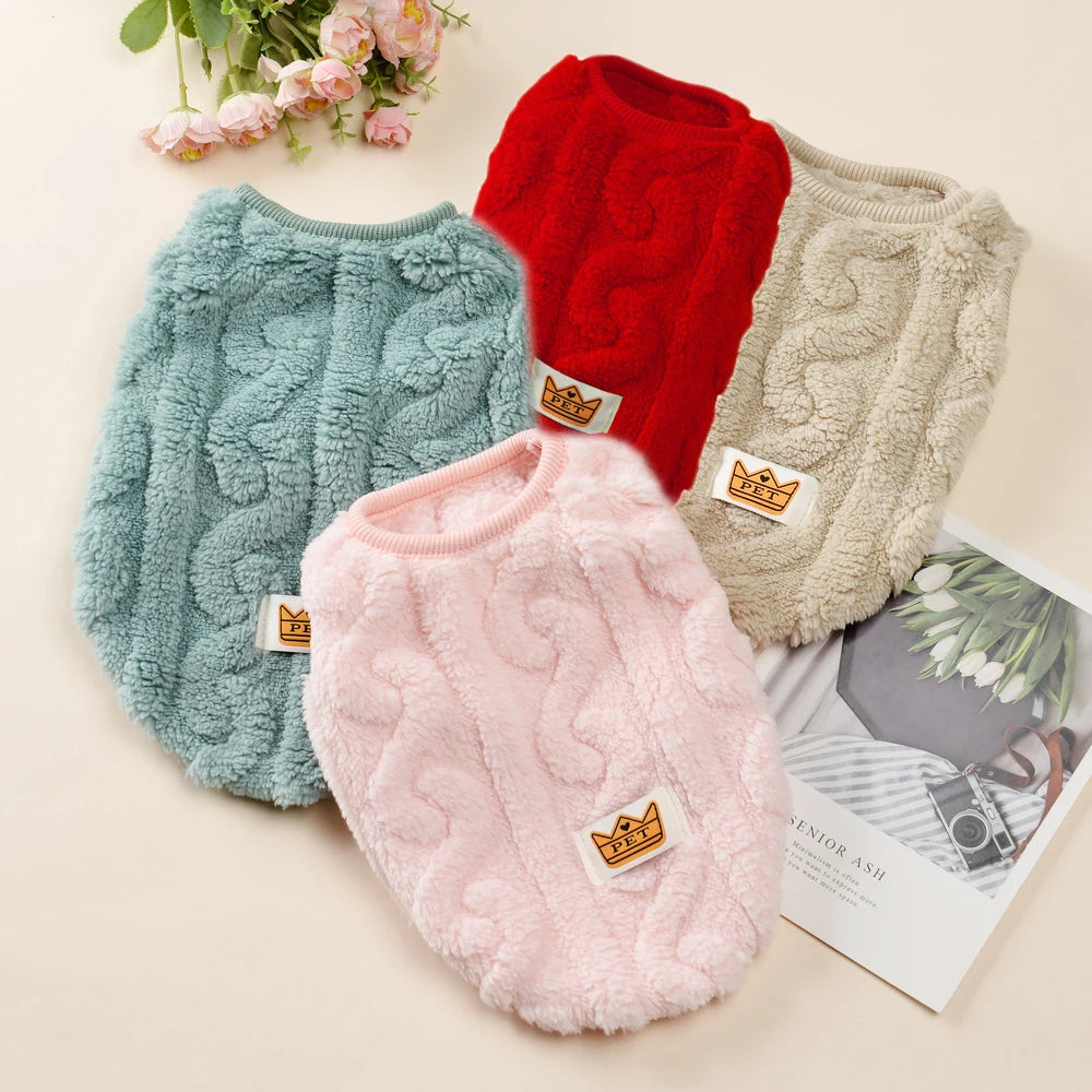Cozy Fleece Dog Sweater
