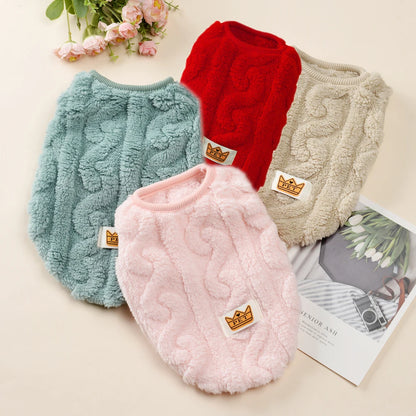 Cozy Fleece Dog Sweater