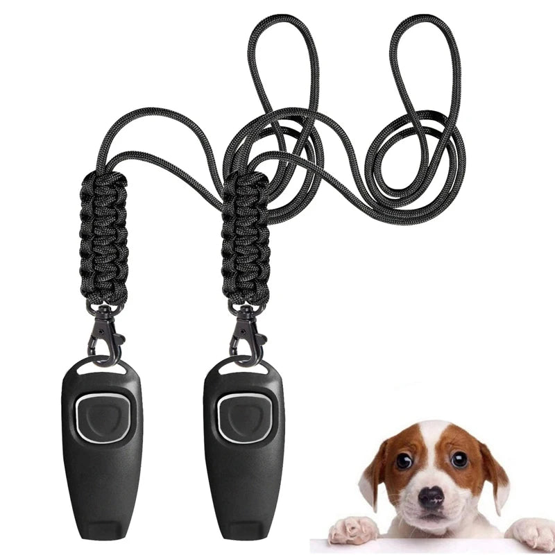 Dog Training Whistle and Clicker