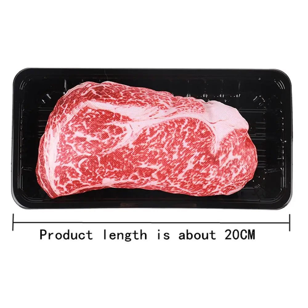 Plush Steak Squeaky Toy