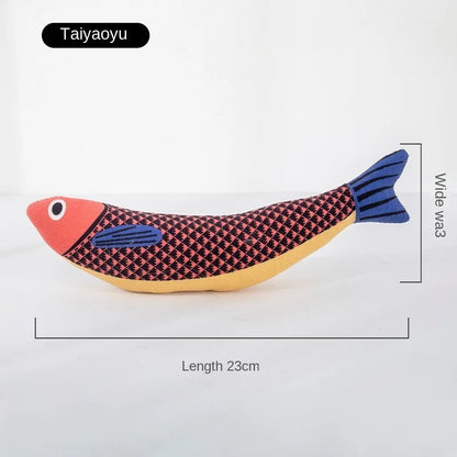 Fish-Shape Catnip Cat Toy